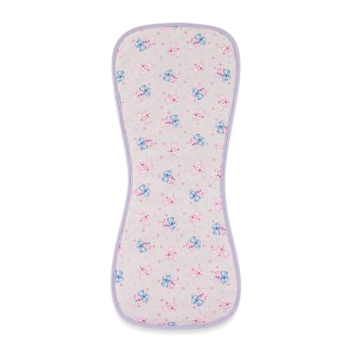 Image of Disney Baby Stitch Angel Burp Cloths 3 Pack 20 inch x 10 inch Burping Rags Infants