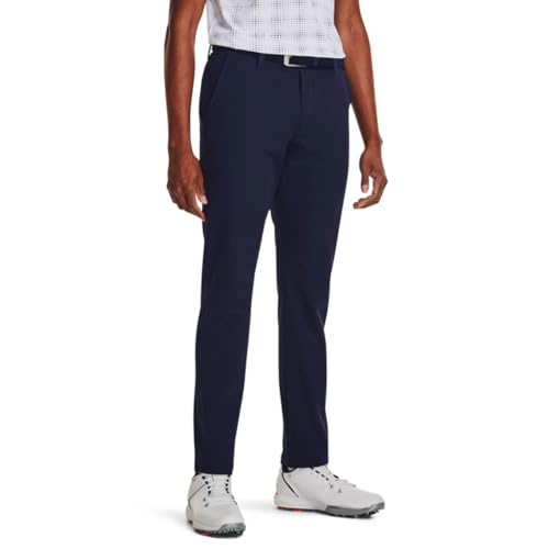 Pantalon Drive Tapered Under Armour bleu marine minuit élégant et stretch