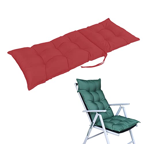 Juego de cojines para sillas de patio con respaldo alto, resistentes al sol y a la decoloración, antideslizantes, perfectos para uso en interiores o exteriores