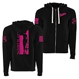 Grunt Style Fully Leaded Women's Full-Zip Hoodie (Medium, Black)