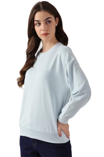 Image of Van Heusen Cotton Women Round Neck Sweatshirt