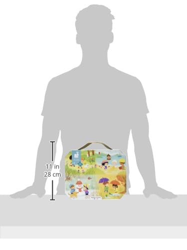 BenBen Puzzle Sirène 52 Pièces – Grand Format 66x70 Cm, Jeu Éducatif Pour Enfants 3-6 Ans