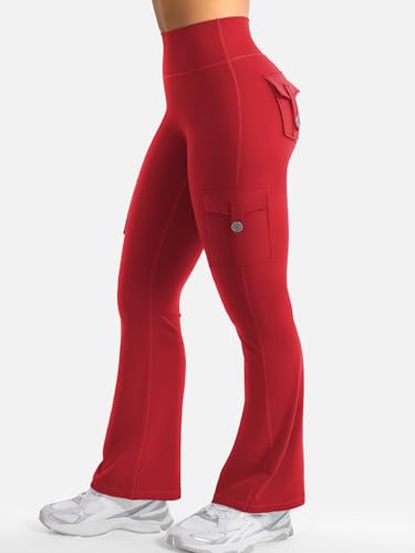 Image of YEOREO CoreFlex Women Workout Flare Leggings