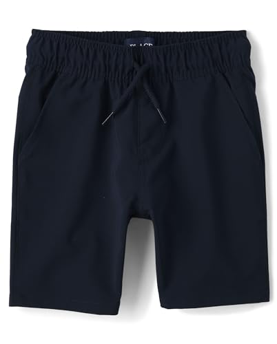 The Children's Place,Boys,Uniform Quick Dry Jogger Shorts,New Navy,18