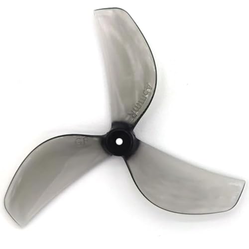 Hélices 3 pales 45mm axe 1.5mm pour stabiliser un micro drone RC