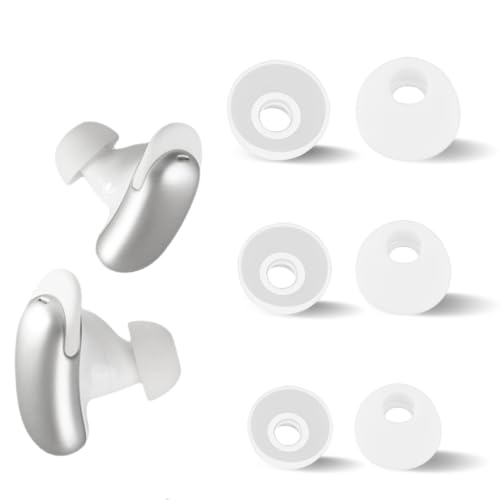 For Soundcore Liberty 5 Pro �Ή� �����p�C���[�s�[�X �yHUKWIMO�z �V���R���� �C���[�`�b�v �_�炩�������� �t�B�b�g���E�Չ������T�|�[�g �\���p�i�z���C�g�j