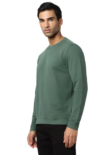 Image of Van Heusen Men Round Neck Cotton Sweatshirt