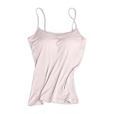  JAMPOL Rubans de soie, coussinets de poitrine, bretelles, gilets, chemises en soie 100% naturelle. (Couleur : Beige, Size : L)