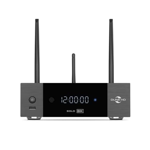 Dune HD Solo 8K, Lettore multimediale, Android TV Box, Dolb Visio, Atmo, S928X-K/J, HD-Audio, HDMI, 2.1a, BT 5.2, WiFi6, 1Gbit, USB 3.0, 8GB / 64GB, 3.5 HDD rack, Optical/Coaxial S/PDIF, 8Kp60, 4K
