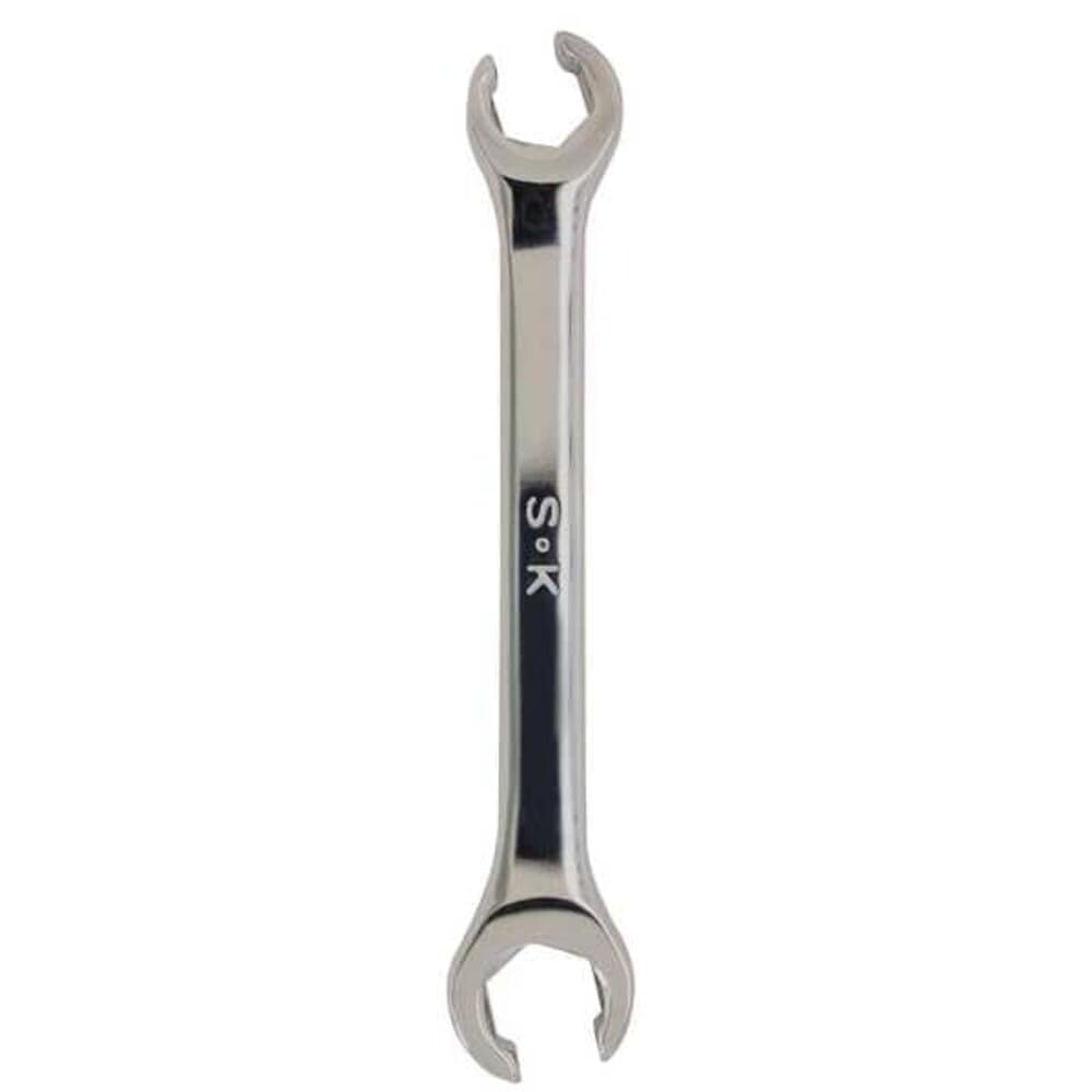 SK Hand Tool 8810 Regular Flare Nut Wrench, 10 x 12mm, Full Polished Finish