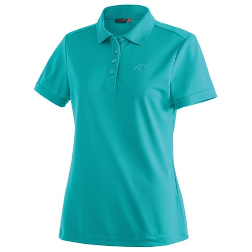 Polo Ulrike femme Maier Sports : t-shirt de randonnée technique stretch tour de cou
