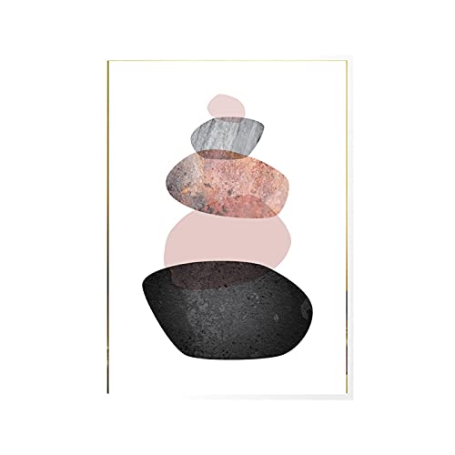 Peinture scandinave rose or et noir pour créer un salon chaleureux et moderne
