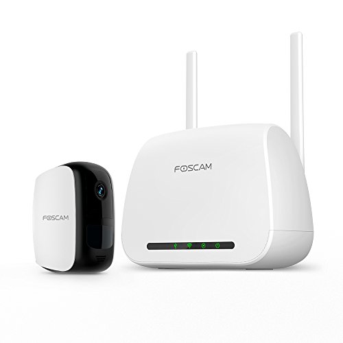 Preisvergleich Produktbild Foscam E1 WLAN Full HD 1080P Überwachungskamera mit wiederaufladbarer Batterie, Nachtsicht, Bewegungserkennung
