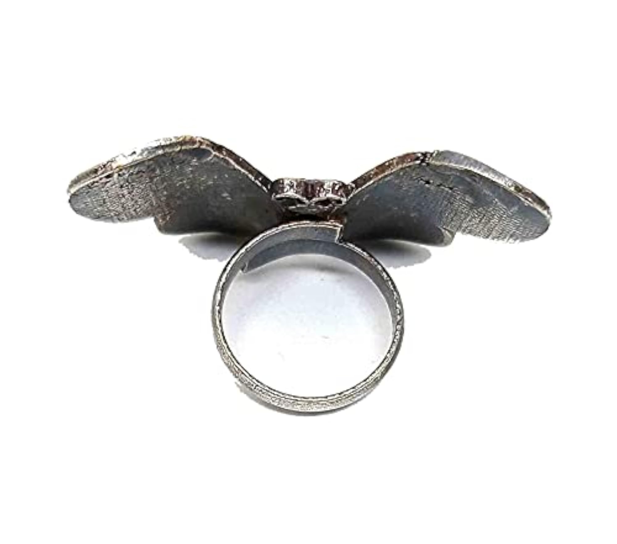 Butterfly Dark Oxidised Adjustable Finger Ring