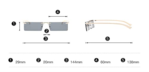 Men's Small Frame Square Sports Sunglasses Driving Outdoor Women Vacation Sun Glasses3
