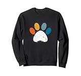 Photo Gallery vintage puppy dog paw retro print cani love pet regalo felpa Photo Gallery vintage puppy dog paw retro print cani love pet regalo felpa