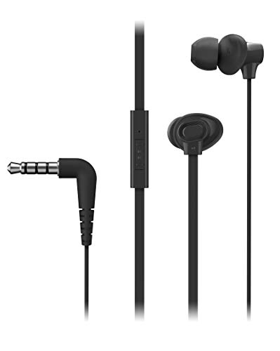 Image of Panasonic RP-TCM130GEK Wired in Ear Earphone with Mic (Black)
