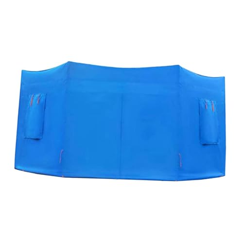 mophrati Toldo para trampolín de Exterior Resistente a la Intemperie, diseñado para Saltos Seguros de niños. Accesorio para Carpa Infantil, Azul, 2.44 m