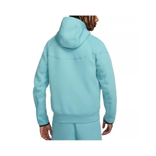 Nike Sportswear Tech Fleece Windrunner Men's Full-Zip Hoodie Size - Small Denim Turquoise/Black2