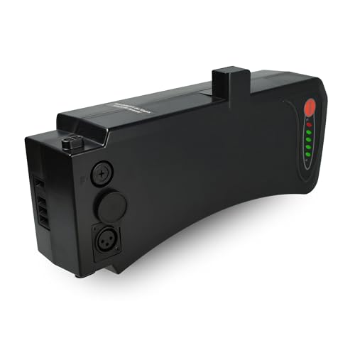 vhbw Batterie Remplacement pour Samsung 10ICR19/65-4, SDI-3610C, SDI-3611C, SDI-3612B pour vélo électrique (8,8Ah, 36V, Li-ION) - Noir