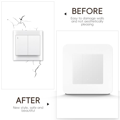 Protector de interruptor de luz y calcomanías de enchufe de pared para renovación de hogar 4
