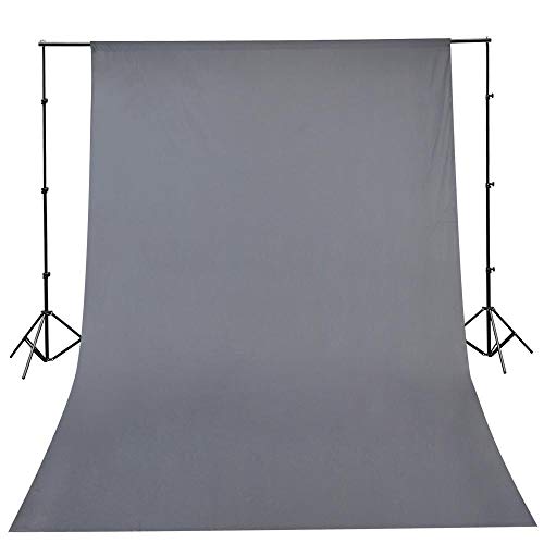 Fundo Infinito de Algodão Cinza 1.8x2.8m