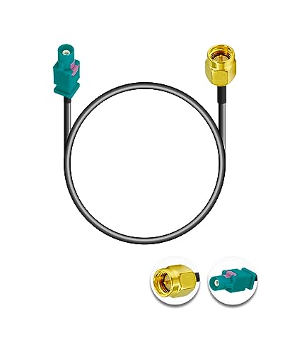 POBADY Fakra Z�P�[�u�� Fakra Z�I�X�|SMA�I�X RF �����P�[�u�� 12�C���`/30CM RG174 �J�[�X�e���I GPS �i�r�Q�[�V�����p