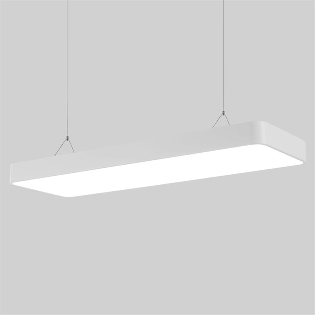 Nowoczesna lampa wisząca LED do kuchni wyspa wisząca LED, 90 cm, białe zimne białe światło blisko sufitu do salonu, jadalni, wyspy kuchennej, przedpokoju, biura
