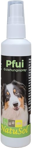 NatuSol Pfui - Erziehungsspray - für Hunde - Anti Kau Spray - Knabberstopp - Fernhaltespray NatuSol Pfui - Erziehungsspray - für Hunde - Anti Kau Spray - Knabberstopp - Fernhaltespray