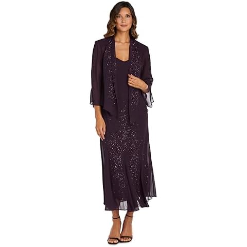 R&M Richards Women's Beaded Dress Set Cover