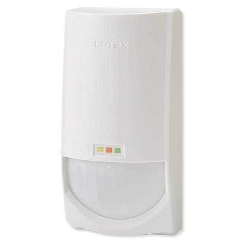 Optex CDX-Dam Wall Mount PIR Motion Detector, Anti-Masking, Dual Tech, 50 Ft. x 50 Ft.