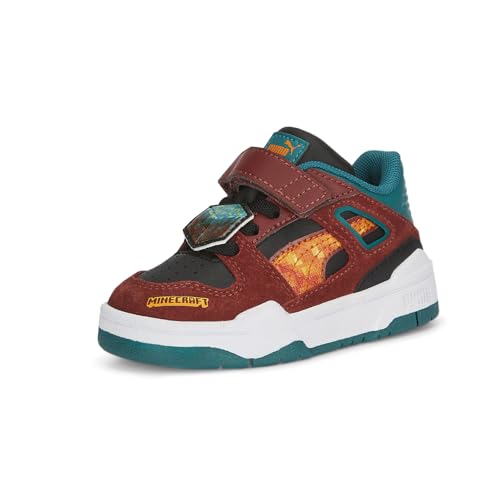 PUMA Infant Boys Minecraft X Slipstream Slip On Sneakers Shoes Casual - Brown - Size 6 M2