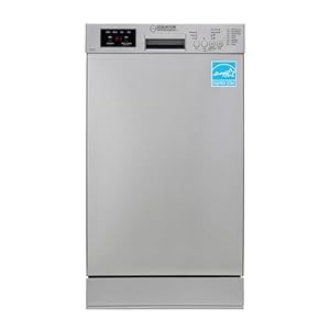 Equator 18 in Dishwasher 10 place+Wine Rack 3.4g QUIET 51 dB 110V E-Star ADA in Silver