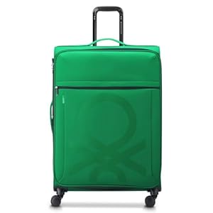 DELSEY PARIS x United Colors of Benetton Color Block – weicher Koffer, grün, XL
