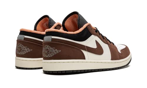 Image of Nike Jordan Mens Jordan 1 Low DC6991 200 Mocha - Size 8.5 Mocha /White-black