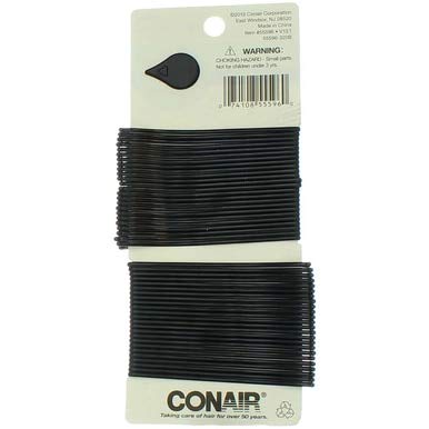 Conair Xtra Long Black Bobby Pins - 48Ct #TOP6
