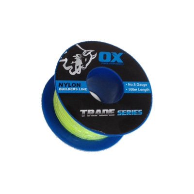 OX OX-T102810 Gauge 8 Builders Line, 100 metros, Verde Lima miniatura 1