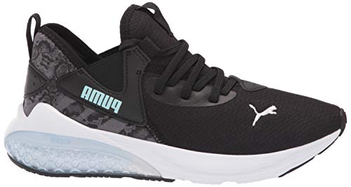Puma Women's Cell Vive Running Shoe, Black-Angel Blue White, 8.5 #TOP7