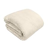 テイジン Curume クルミー 毛布 ブランケット シングル 冬用 定番 なめらかな肌触り 毛布生地 あったか 洗える マイクロファイバー テイジングループ直営店限定 ふわふわ 柔らか おしゃれ (シングル, アイボリー)