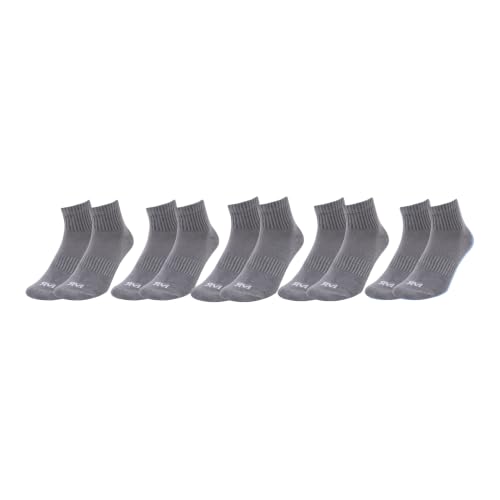Image of Bamboo Ankle Socks for Men & Women (Pack of 5) | 5X Softer Than Cotton Socks | Odour-Free Anti-Bacterial Breathable Fabric with Cushioned Sole | Ideal for Gym, Walking, Running, Work