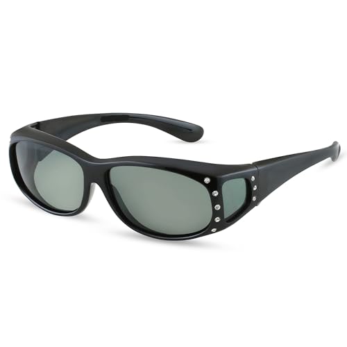 Image of LensCovers Polarized Wraparound Sunglasses | Wear Over Sunglasses | Fitover for Glasses