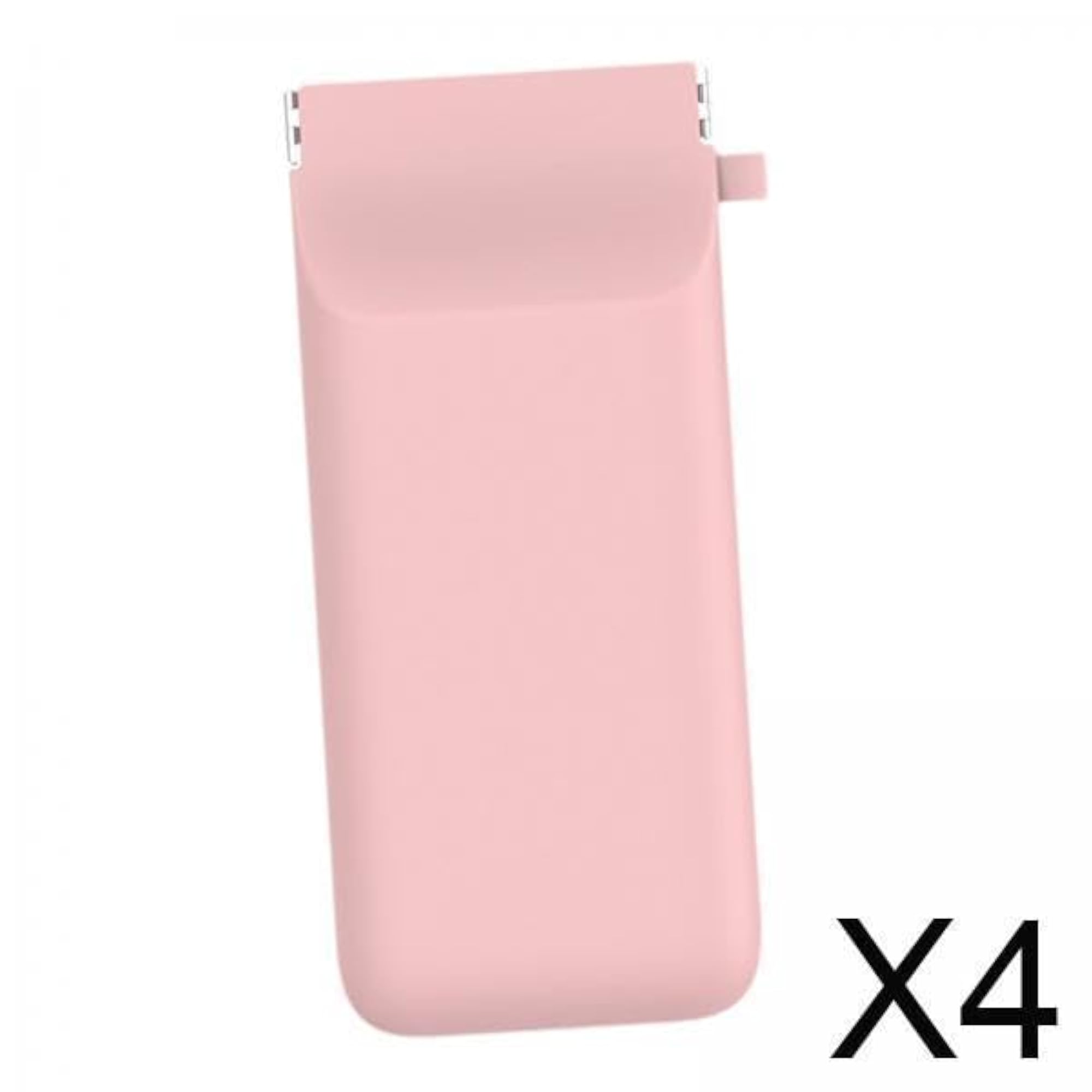 4xSmall Makeup Bag, Squeeze Top Cosmetics Bag, Pink