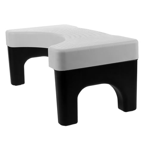 Beaupretty Reposapiés elevado asiento ponerse en cuclillas taburetes de baño para adultos reposapiés para baño Banqueta para WC taburete de baño para el hogar reposapiés de casa el plastico