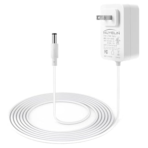 WUYELIN 12V 3A Power Cord for 4moms mamaRoo 4, 12V 3A Power Adapter for RockaRoo Baby Swing, 12V Adapter Charger Cover