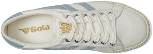 Gola Women's Tennis-Mark Cox Sneaker, Off-White/Ice Blue, 11 | Image 1