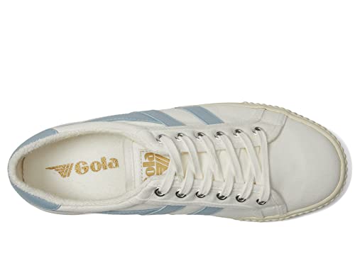Image of Gola Women's Tennis - Mark Cox Off-White /Ice Blue 7 Medium
