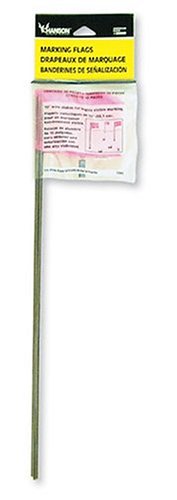 C.H. Hanson 15218 21-Inch Oversized Marking Flags, Fluorescent Pink (100 pack)
