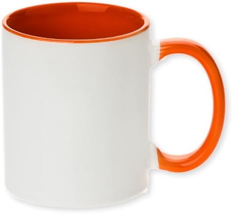 Premium Grade A 11oz. Orange Sublimation Blank Mugs (Qty 36)