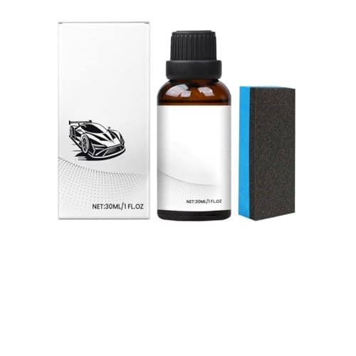 Restaurador y protector de plástico para automóviles, aplicador de esponja de 8,5 x 4,5 x 3,1 cm, agente de revestimiento de protección UV para renovar bordes opacos, tablero y piezas de plástico