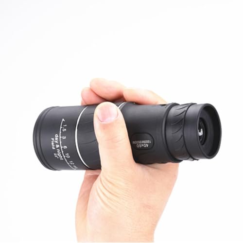 40x60 Small Monocular Telescope, HD High Powered Compact Lightweight Monoculars,Black Striped Design Mini Telescope for Watching Hiking Travelling Stargazing Outdoor Adventures Cruise Ship - image 6